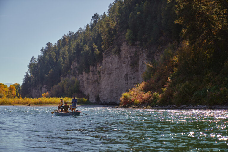 Float fishing the South Fork of the Snake near Tributary