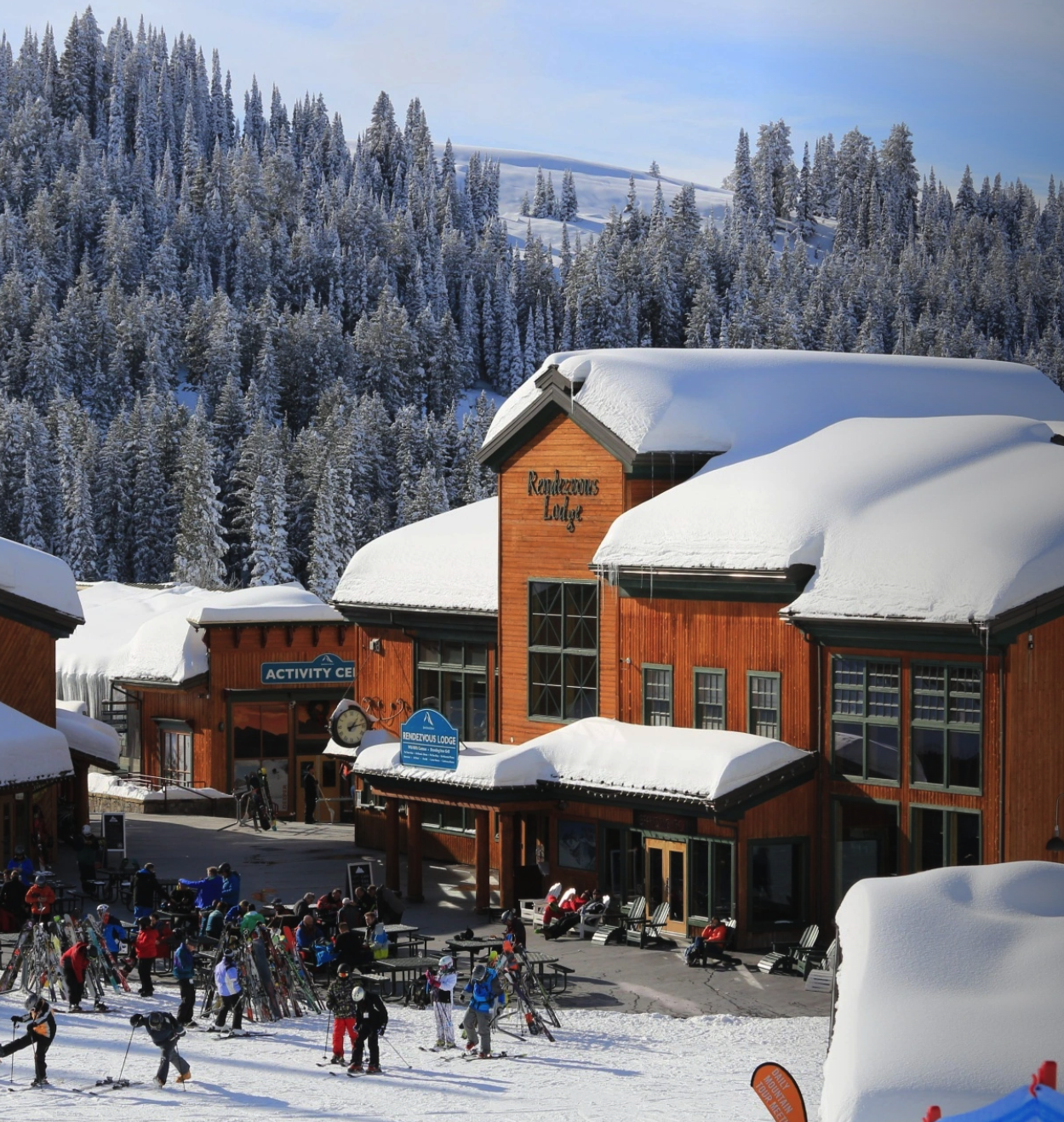 Grand Targhee Resort, eight miles from Tributary