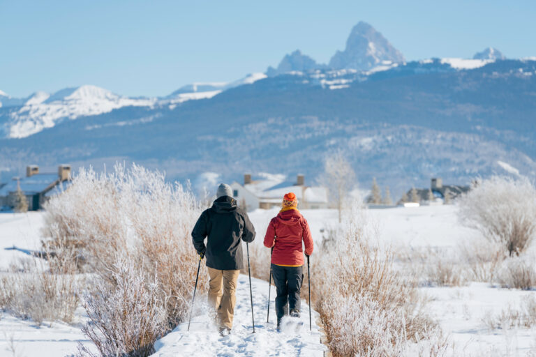 Cross country skiing the groomed and backcountry trails near Tributary